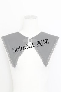 DearMyLove / バックル十字架チャームつけ襟  黒 T-25-08-16-039-EL-ZA-SA-ZI