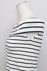画像3: LIZ LISA / ボーダーオフショルニット  黒Ｘ白 T-25-08-16-001-LO-TO-SA-ZI (3)