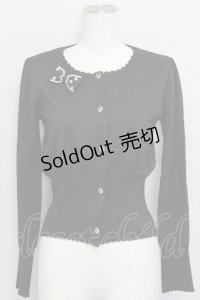 Shirley Temple / ラメニットカーディガン 160CM 黒ラメ T-25-08-16-015-ET-TO-SA-ZI