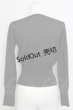 画像2: Shirley Temple / ラメニットカーディガン 160CM 黒ラメ T-25-08-16-015-ET-TO-SA-ZI