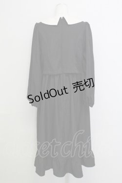 画像2: m petit by misako / サンリオキャラクターズコラボ クロミワッペン付きワンピース M 黒Ｘアイボリー T-25-08-16-021-LO-OP-SA-ZI