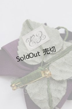 画像3: Enchantlic Enchantilly / すみれリボンブローチ  パープルＸグリーン T-25-08-21-021-LO-AC-SA-ZT