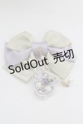 Enchantlic Enchantilly / すみれの茶器リボンブローチ  ラベンダーＸゴールド T-25-08-21-024-LO-AC-SA-ZT