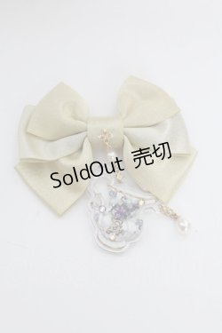 画像1: Enchantlic Enchantilly / すみれの茶器リボンブローチ  ゴールド T-25-08-21-025-LO-AC-SA-ZT