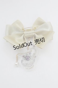 画像2: Enchantlic Enchantilly / すみれの茶器リボンブローチ  ゴールド T-25-08-21-025-LO-AC-SA-ZT