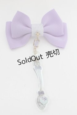 画像1: Enchantlic Enchantilly / カトラリーモチーフリボンブローチ  ラベンダー T-25-08-21-026-LO-AC-SA-ZT