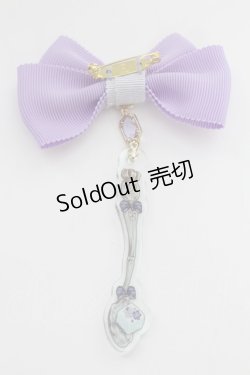 画像2: Enchantlic Enchantilly / カトラリーモチーフリボンブローチ  ラベンダー T-25-08-21-026-LO-AC-SA-ZT
