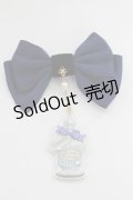 Enchantlic Enchantilly / 瓶モチーフリボンブローチ  ネイビー T-25-08-21-027-LO-AC-SA-ZT