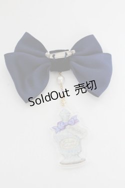 画像2: Enchantlic Enchantilly / 瓶モチーフリボンブローチ  ネイビー T-25-08-21-027-LO-AC-SA-ZT