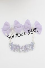 Enchantlic Enchantilly / 幸せなすみれ姫のリボンブローチ  ラベンダー T-25-08-21-028-LO-AC-SA-ZT
