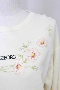 画像3: INGEBORG / コスモスプリントトレーナー L アイボリー T-25-08-21-003-LO-TO-SA-ZI