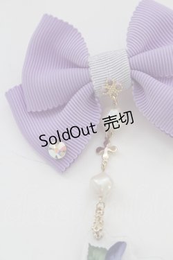 画像4: Enchantlic Enchantilly / 幸せなすみれ姫のリボンブローチ  ラベンダー T-25-08-21-028-LO-AC-SA-ZT