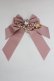 画像1: Enchantlic Enchantilly / ビジューパールチェーンリボンブローチ  ピンク T-25-08-21-030-LO-AC-SA-ZT (1)