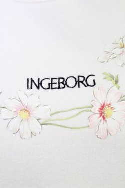 画像4: INGEBORG / コスモスプリントトレーナー L アイボリー T-25-08-21-003-LO-TO-SA-ZI