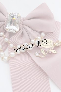 画像4: Enchantlic Enchantilly / ビジューパールチェーンリボンブローチ  ピンク T-25-08-21-030-LO-AC-SA-ZI