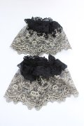 ATELIER PIERROT / Eleanorレースカフス  黒Ｘゴールド T-25-08-21-031-EL-ZA-SA-ZT