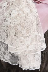 画像3: metamorphose / ローズミニ麦わらハット  生成りＸピンク T-25-08-21-032-ME-AC-SA-ZT639 (3)