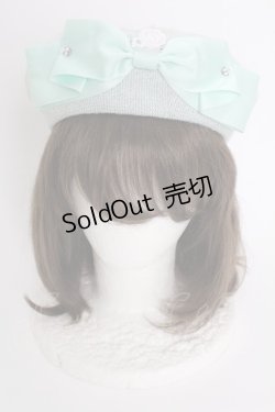 画像1: Enchantlic Enchantilly / リボンベレー帽  ミント T-25-08-21-035-LO-AC-SA-ZT