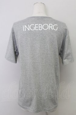 画像2: INGEBORG / 4つリボン半袖カットソー  グレー T-25-08-21-007-LO-TO-SA-ZT