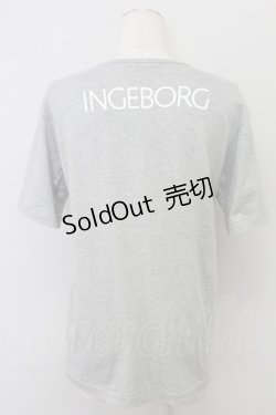 画像2: INGEBORG / 4つリボン半袖カットソー  グレー T-25-08-21-007-LO-TO-SA-ZT210