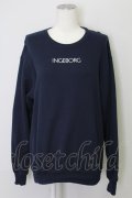 INGEBORG / ロゴスウェット  ネイビー T-25-08-21-008-LO-TO-SA-ZT