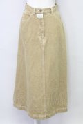 INGEBORG / フロントロゴワッペンスカート  ブラウン T-25-08-21-013-LO-SK-SA-ZT