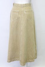 画像2: INGEBORG / フロントロゴワッペンスカート  ブラウン T-25-08-21-013-LO-SK-SA-ZI (2)