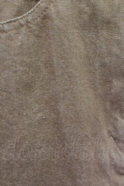 画像5: KANEKO ISAO / 後ろロゴワッペンポケットスカート  ブラウン T-25-08-21-014-EL-SK-SA-ZI