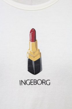画像3: INGEBORG / 口紅カットソー M アイボリー T-25-08-21-002-LO-TO-SA-ZT