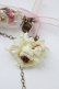 画像7: metamorphose / フラワーモチーフパールネックレス  アイボリー T-25-08-21-015-ME-AC-SA-ZT