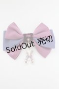 Enchantlic Enchantilly / クリアモチーフリボンブローチ  ラベンダーＸクリア T-25-08-21-017-LO-AC-SA-ZT