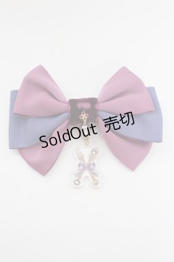 画像1: Enchantlic Enchantilly / クリアモチーフリボンブローチ  ラベンダーＸクリア T-25-08-21-017-LO-AC-SA-ZT