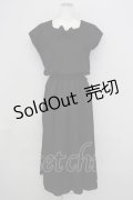 INGEBORG / ドビードットワンピース  ブラック T-25-08-24-021-LO-OP-SA-ZI
