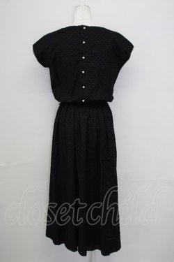 画像2: INGEBORG / ドビードットワンピース  ブラック T-25-08-24-021-LO-OP-SA-ZT