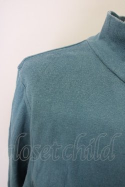 画像3: PINK HOUSE / ハイネック切替ドットブーケ刺繍ワンピース  ブルーグリーン T-25-08-24-025-LO-OP-SA-ZT