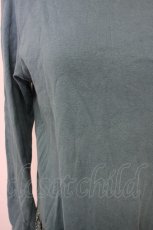 画像4: PINK HOUSE / ハイネック切替ドットブーケ刺繍ワンピース  ブルーグリーン T-25-08-24-025-LO-OP-SA-ZI (4)