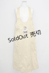 PINK HOUSE / セーラーくまさん刺繍ジャンパースカート  イエロー T-25-08-24-027-LO-OP-SA-ZT