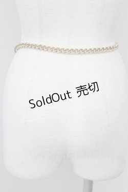 画像2: INGEBORG / ラインストーンリボンチェーンベルト  ゴールド T-25-08-24-038-LO-ZA-SA-ZI