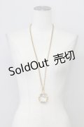 INGEBORG / パールルーペネックレス  ゴールド T-25-08-24-039-LO-AC-SA-ZI