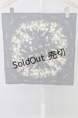 INGEBORG / ハンカチ2枚セット  ブラック&ベージュ T-25-08-24-040-LO-ZA-SA-ZT