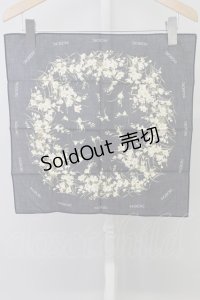 INGEBORG / ハンカチ2枚セット  ブラック&ベージュ T-25-08-24-040-LO-ZA-SA-ZI