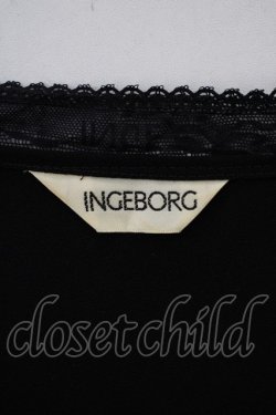 画像5: INGEBORG / ロゴレース縁デザインジャケット S 黒 T-25-08-24-010-LO-JA-SA-ZT