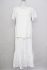 INGEBORG / 2022’サマーハッピーセット(セットアップ) 4(11号) ホワイト T-25-08-24-011-LO-SK-SA-ZI