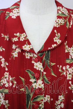 画像3: INGEBORG / 桜プリントワンピース  赤 T-25-08-24-015-LO-OP-SA-ZT