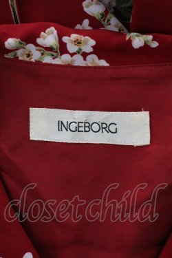 画像5: INGEBORG / 桜プリントワンピース  赤 T-25-08-24-015-LO-OP-SA-ZT