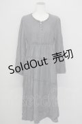 Ph Blue / デニム地ワンピース  グレー T-25-08-24-016-LO-OP-SA-ZI