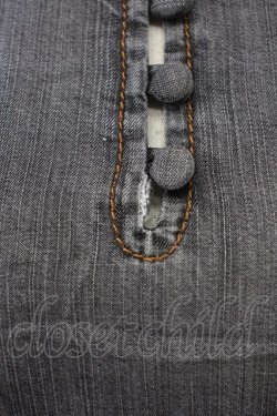 画像4: Ph Blue / デニム地ワンピース  グレー T-25-08-24-016-LO-OP-SA-ZI