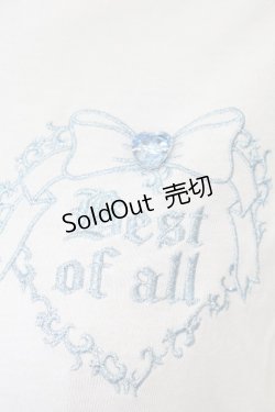 画像5: Ank Rouge / ロゴ刺しゅうキラキラショートパーカー  サックス T-25-08-25-005-CA-TO-SA-ZI