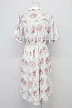 画像2: axes femme / アイビーローズ柄ワンピース  アイボリー T-25-08-25-010-AX-OP-SA-ZT