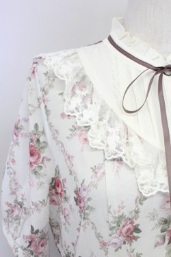 画像3: axes femme / アイビーローズ柄ワンピース  アイボリー T-25-08-25-010-AX-OP-SA-ZT